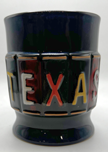 TEXAS LETTERS MUG